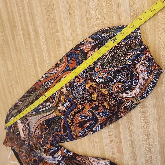 LULUS Paisley One-Shoulder Bodysuit, size L - Picture 8 of 9